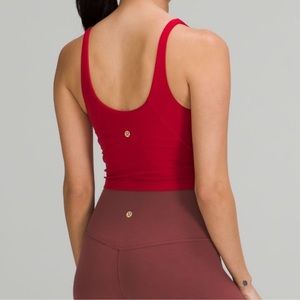 lululemon athletica Red Tank Top